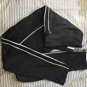 New athletic side mesh leggings